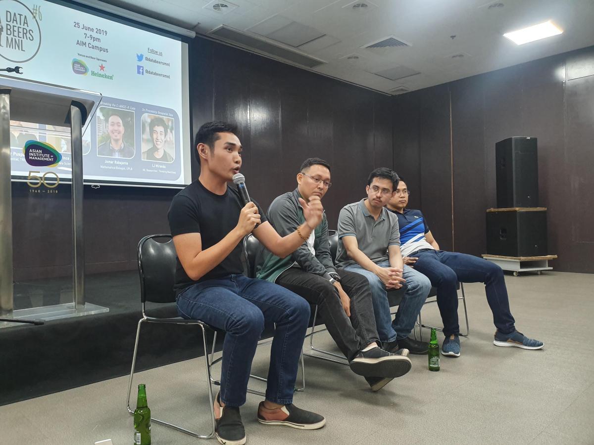 Speaking about Geomancer in DataBeers Manila