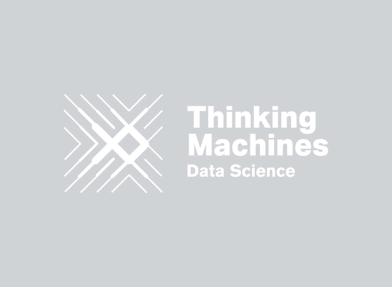 Thinking Machines Logo - White